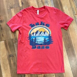 Bella Canvas Red Lake Days Tee